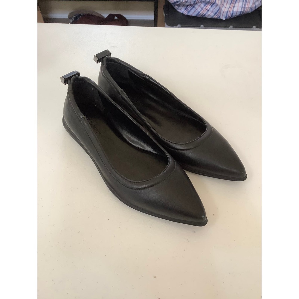 Vince Camuto Black‎ Leather Ballet Flats Sz 6